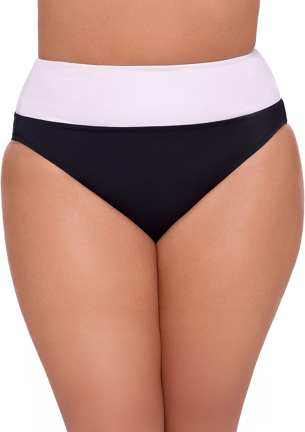 S3 Swim Womens Smoothing Ultra Banded High Waist Bottom