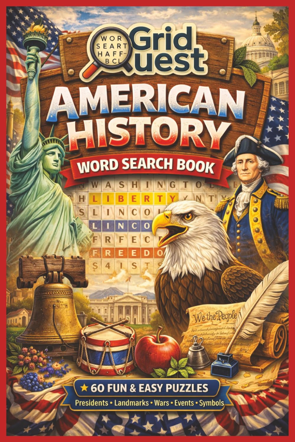 American History Word Search Book