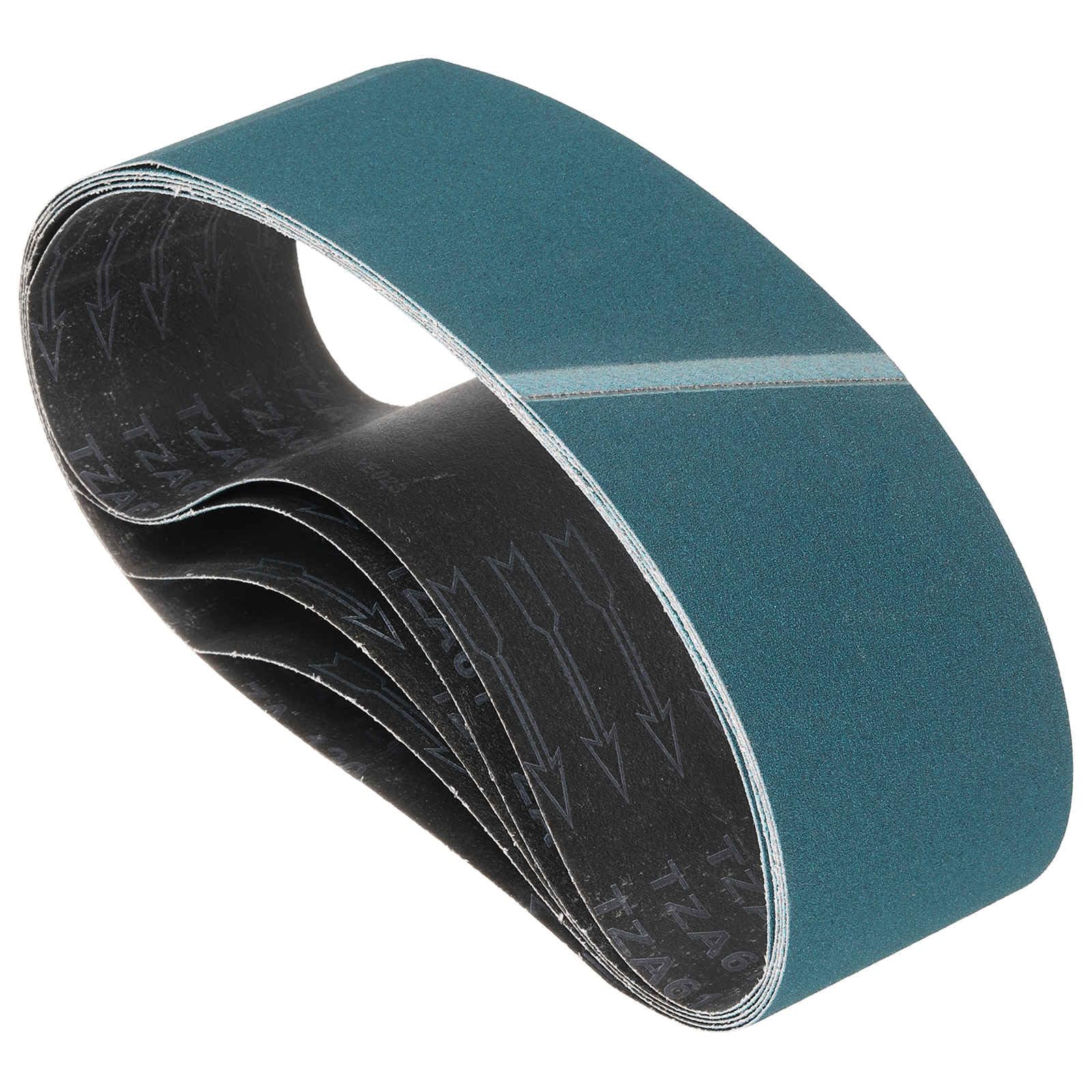 – 5 Pack Sanding Belts 100mm x 915mm 120 Grit Zirconia Abrasive Belt Sander Paper for Belt Sander Metal Grinding Wood Working Weld Rust Removal