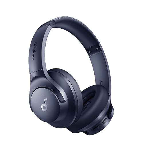 Soundcore by Anker Q20i Hybrid Active Noise Cancelling Headphones, Blue
