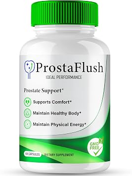 IDEAL PERFORMANCE ProstaFlush Capsules, Official Prosta Flush Prostate Health Supplements Pills - Maximum Strength for Daily Wellness, All Natural Support ProstaFlush Men Health Reviews 60 Capsules