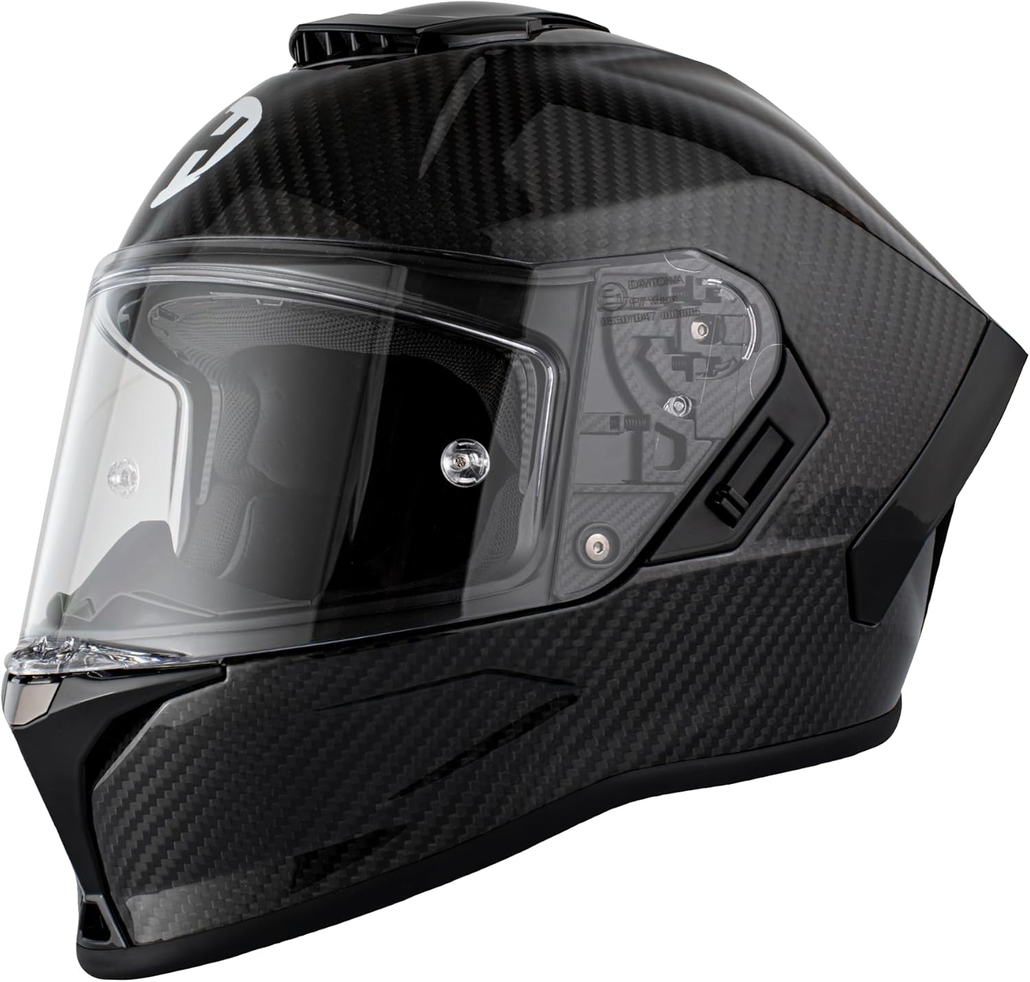 D.O.T. & ECE Daytona Viper- Grey Carbon Fiber