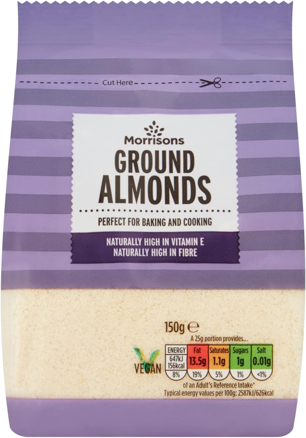 Morrisons Ground Almonds 150g Amazon.co.uk Grocery