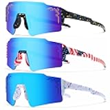 3 Pairs Age 5-16 Youth Boys Girls Sunglasses Kids Baseball Shades Softball Running Children Cycling Glasses Teen Narrow Face (NY2-NY9-NY10)