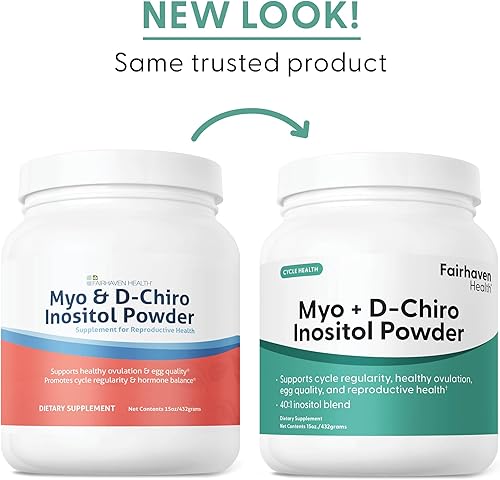 Miniatura 8 de Fairhaven Health Myo-inositol y D-Chiro Inositol en polvo | Proporción 40:1 | Equilibrio ovárico y hormonal saludable para mujeres* | Suplemento