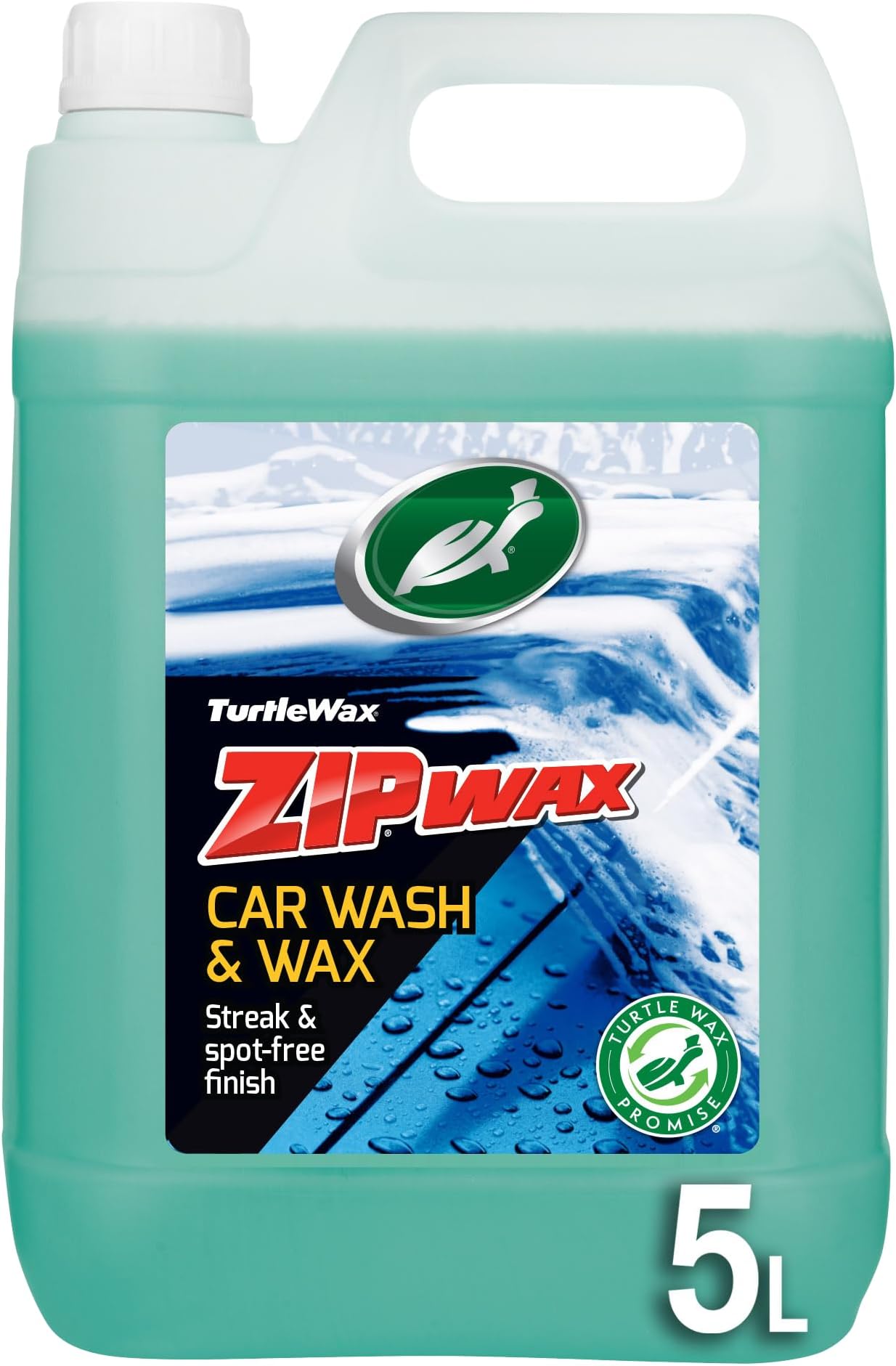 Zip Wax Super Concentrated Car Wash & Wax – 5 Litre Fast, Effective Cleaning – Brilliant Shine Every Time