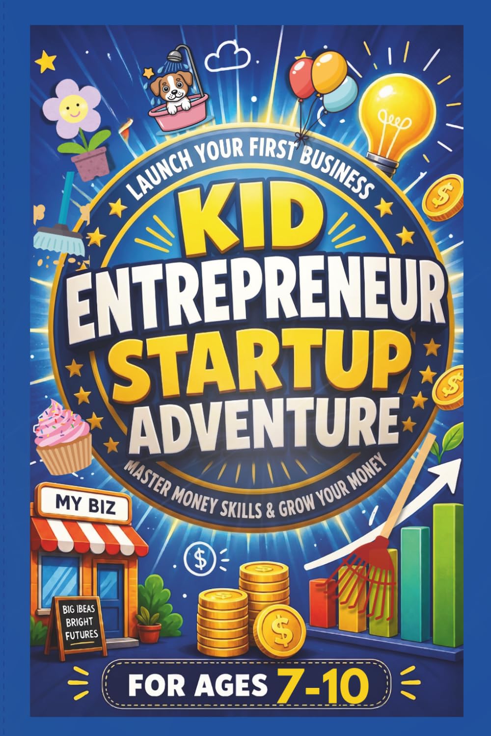 Kid Entrepreneur Startup Adventure: Launch Your First Business, Master Money Skills & Grow Your Money: For 7-10 Year Olds