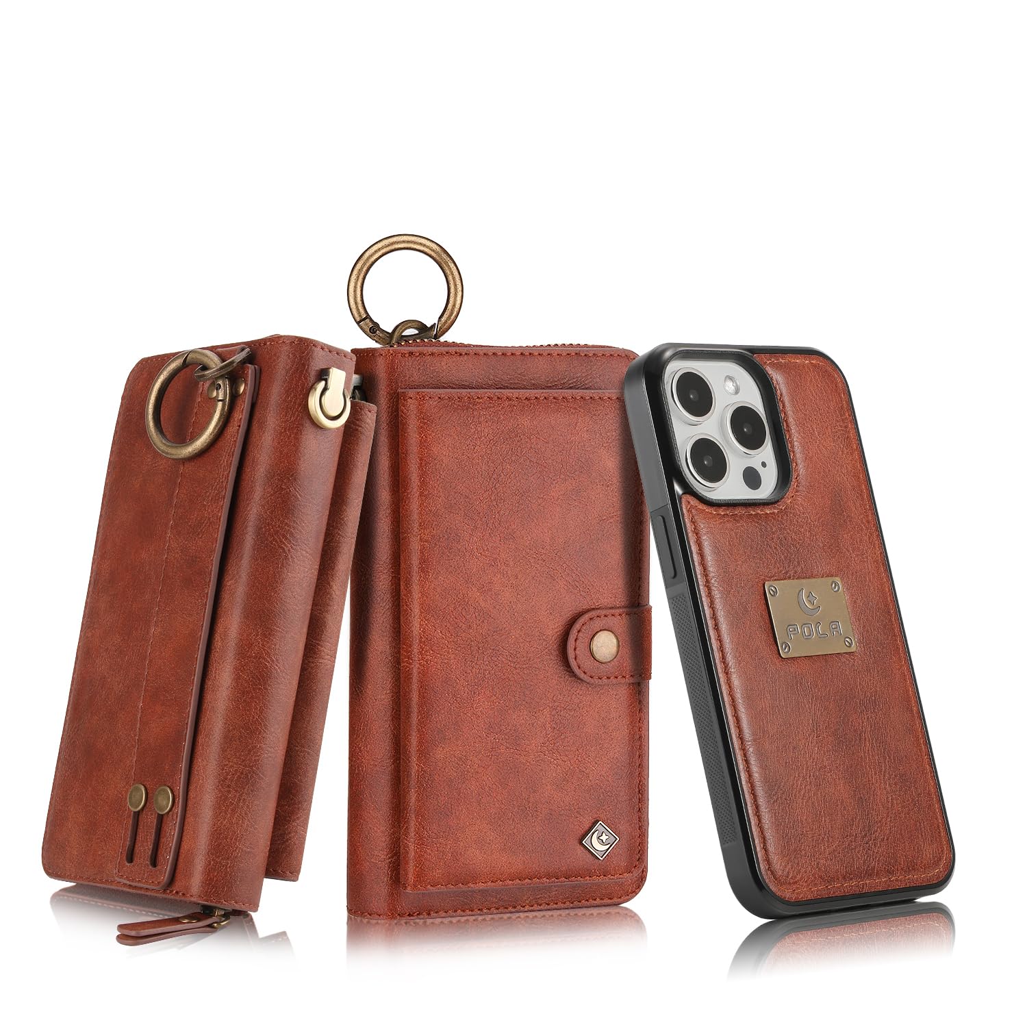 SET⭐︎ バーガンディ クラッチバッグ & iPhone15Pro ケース Amazon.co.jp: nincyee 大容量携帯電話バッグケース iPhone 15 Pro Max