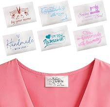 50 to 500 Personalised Satin Sewing Labels (45 × 30 mm) | Custom Fabric Labels (Logo/Name) for Craft Creations. Pre-cut or roll, machine washable.