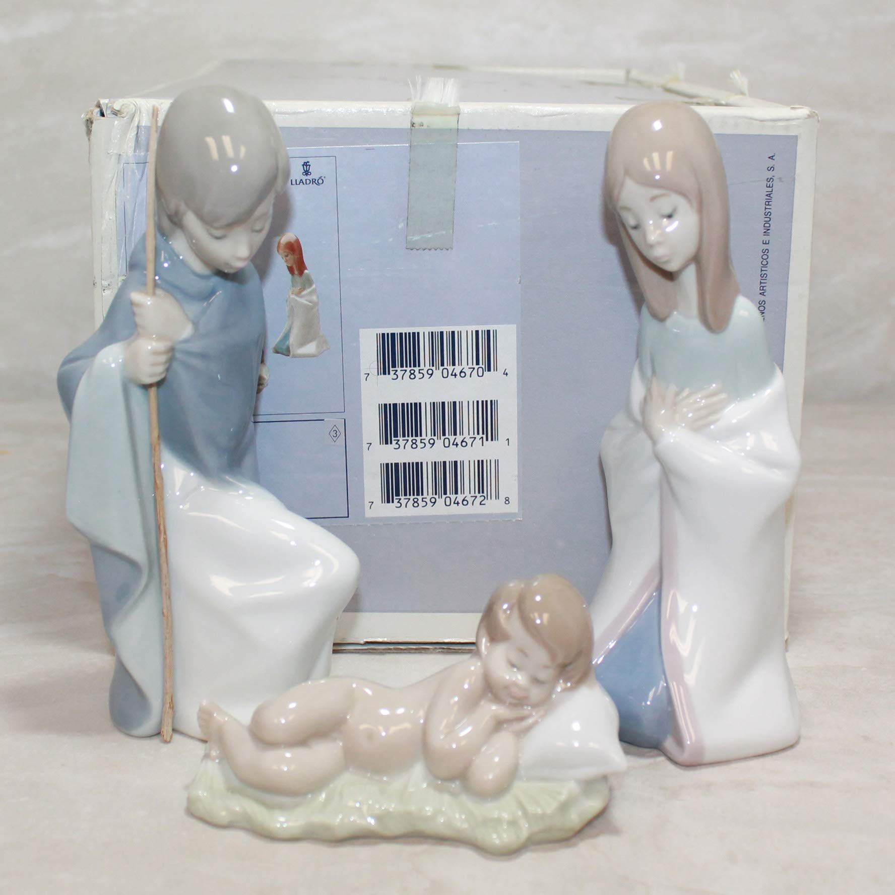 華商店リヤドロ Nao Lladro NATIVITY SET JESUS, VIRGIN new 2 SAINT figures MARY