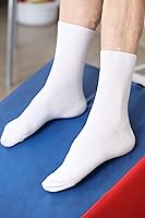 Vista 4 de Rainbow Socks - Calcetines elásticos de algodón DIABÉTICOS para pies caídos para hombres y mujeres, 1 x blanco