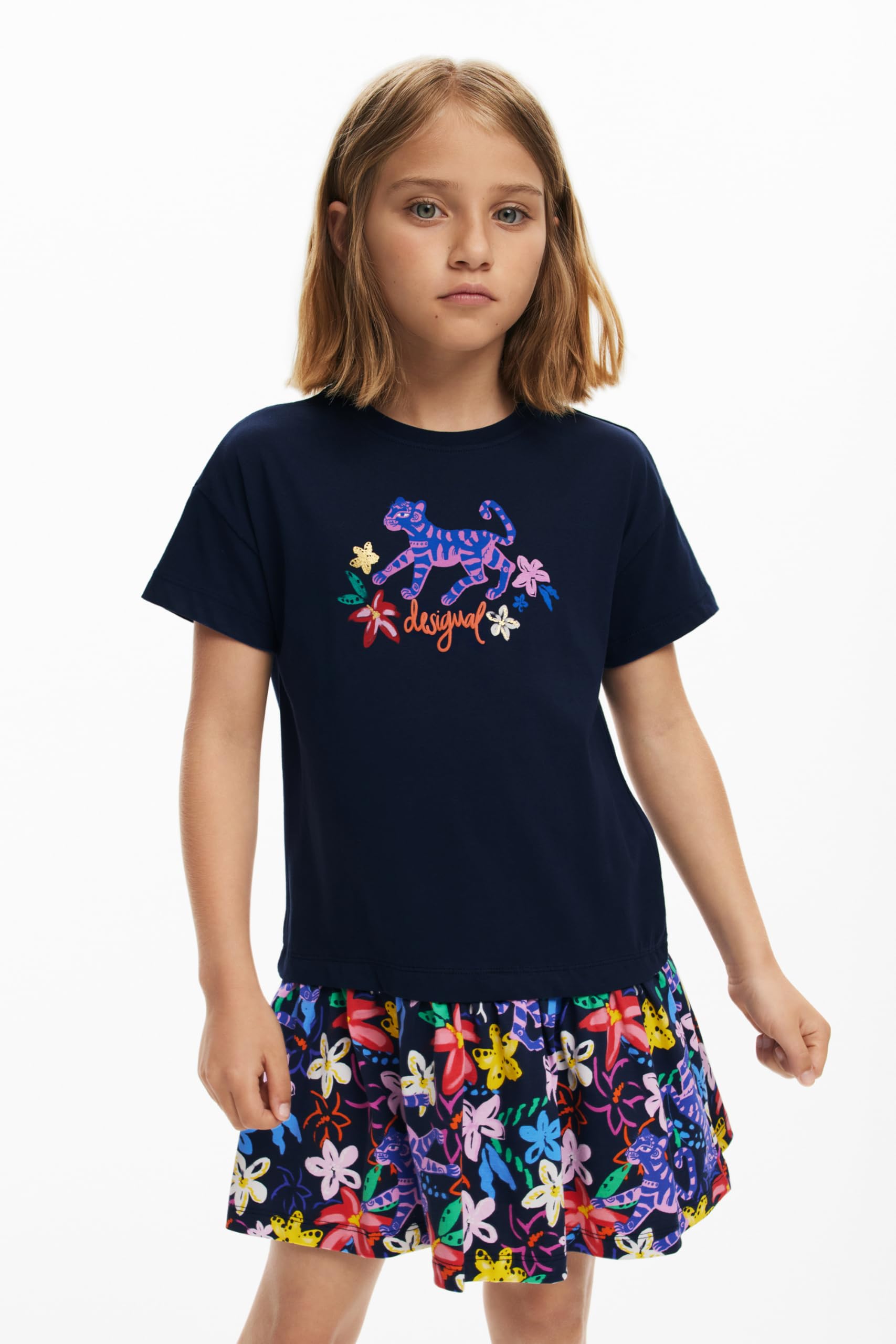 Desigual Sukienka Dziewczynki Vest_colors