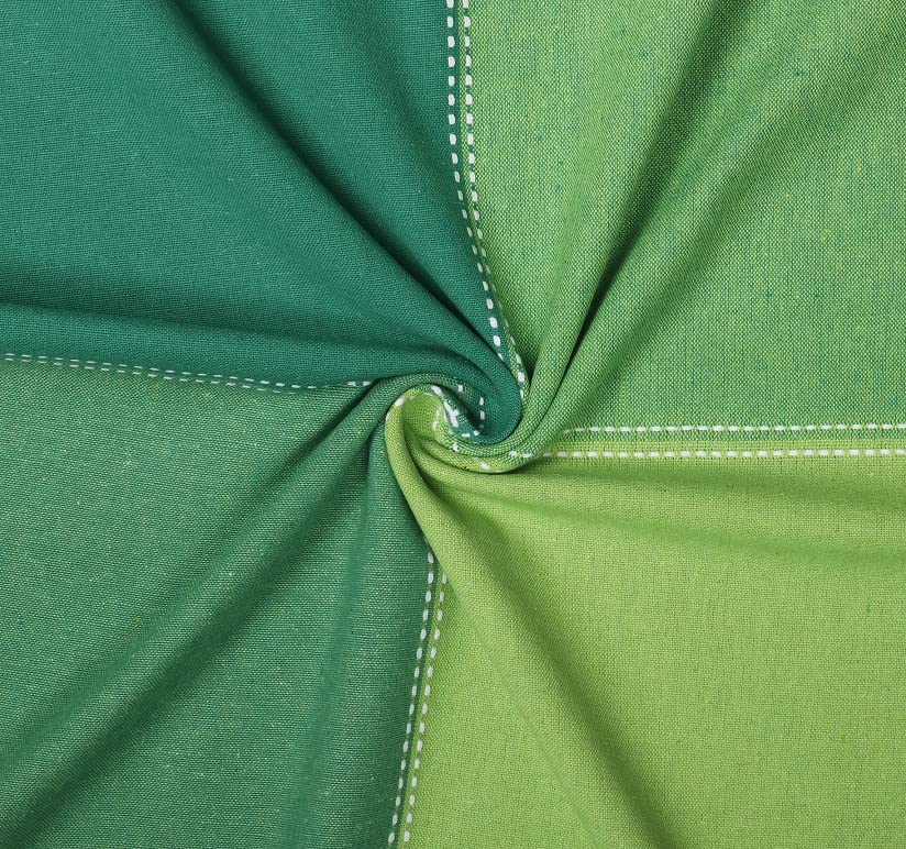 Image of AIRWILL, 200GSM Handloom Cotton Double Bedsheet with 2 Pillow Covers (4-Way Green)