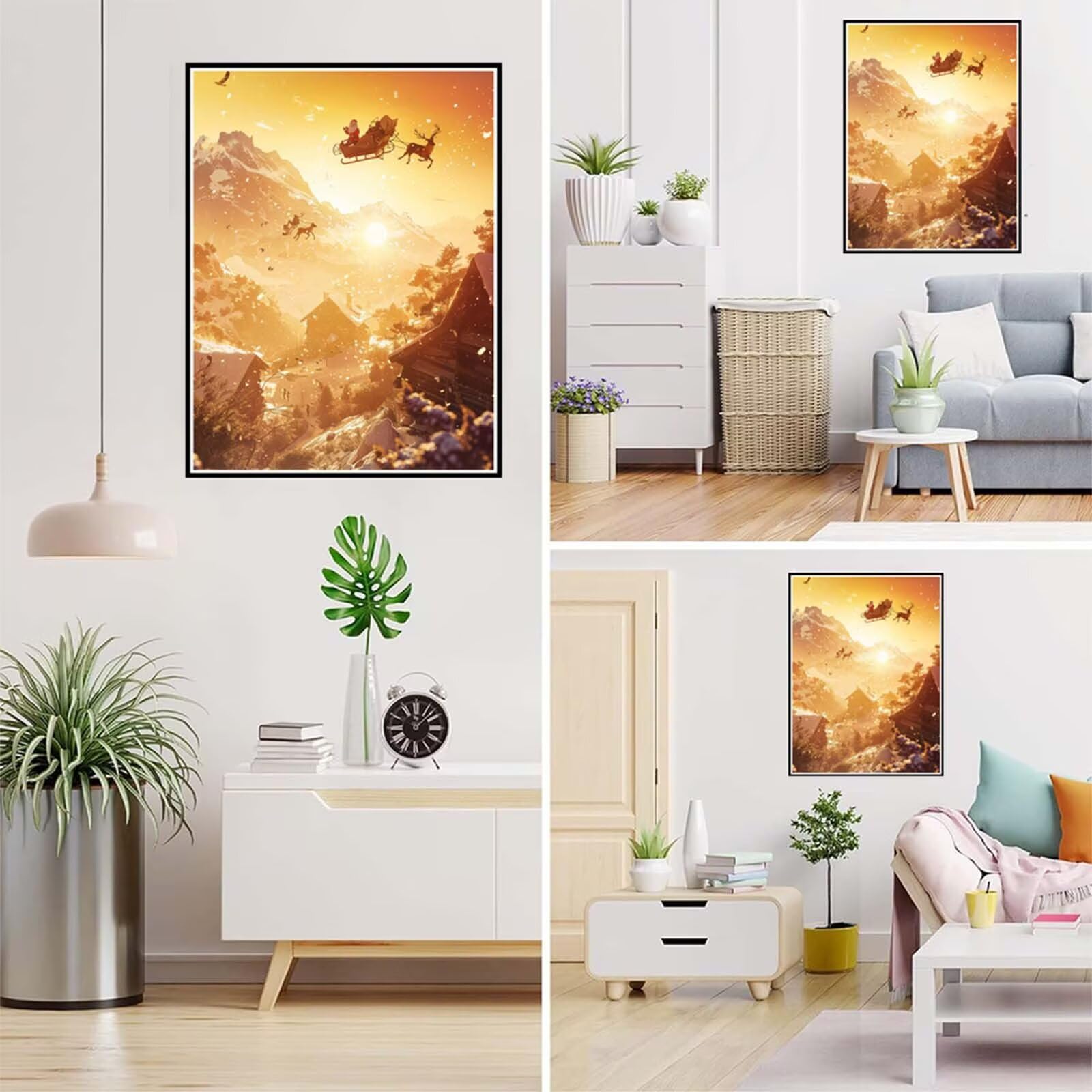 Diamentowe malowanie dla dorosłych, 5D diamentowe rysunki jeleń diament sztuka Boże Narodzenie diamentowe malowanie dzieci, DIY rzemiosło dorosłe, 60 x 90 cm diament ścieg krzyżykowy płótno, dekoracja