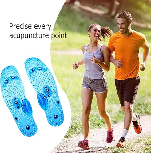 Miniatura 8 de Plantillas magnéticas para mujeres y hombres, plantillas de acupuntura de masaje de terapia magnética, plantillas eficaces para aliviar la fatiga de