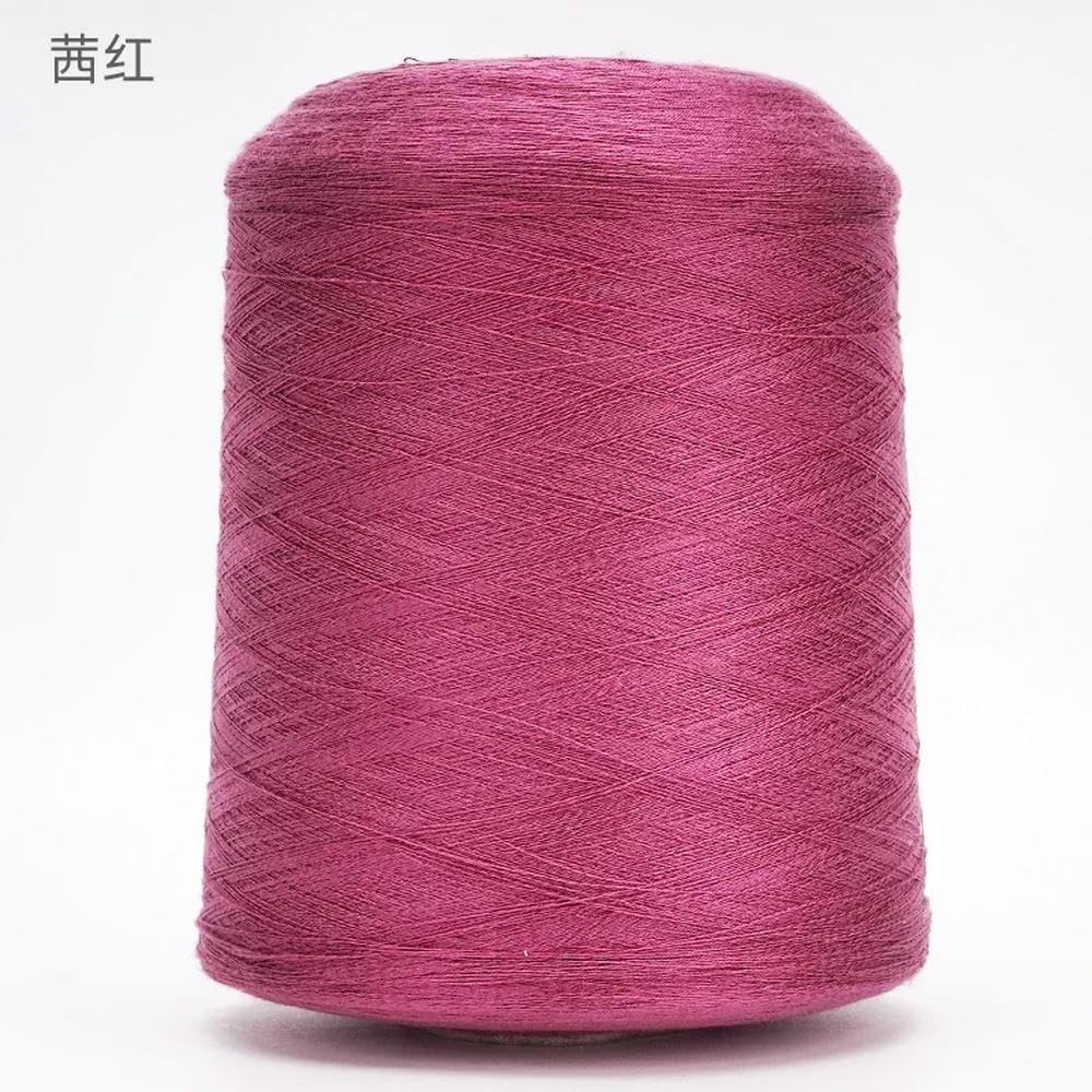 LIUXIN Hilo de Seda Genuino, Hilo de Crochet, Hilo de Lana Fina de Verano Tejido a Mano y Tejido a máquina.