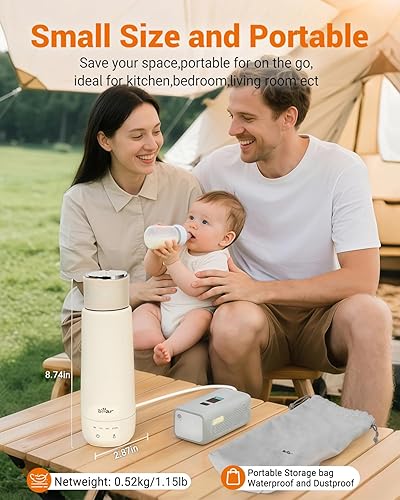 Miniatura 9 de Fabricante de alimentos para bebés y calentador de agua rápido para fórmula de bebé