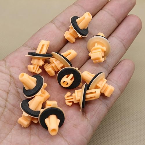 Miniatura 3 de Fender Flare & Side Spoiler Retenedor Sujetador Cantidad 10 Clips Con Sello Para Toyota Prado 75394-60030