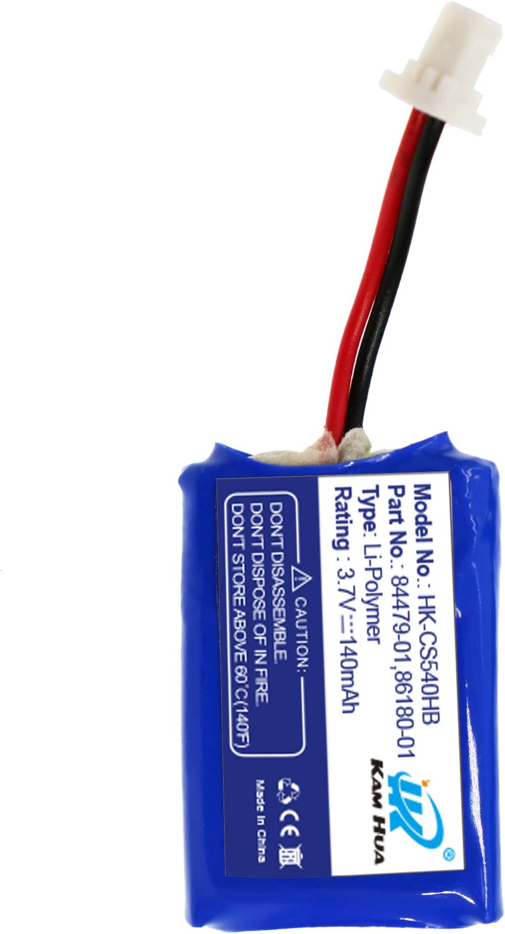 CS540, C054 Battery Replacement, 84479-01, 86180-01 Battery for Plantronics CS540, C054 Headset,