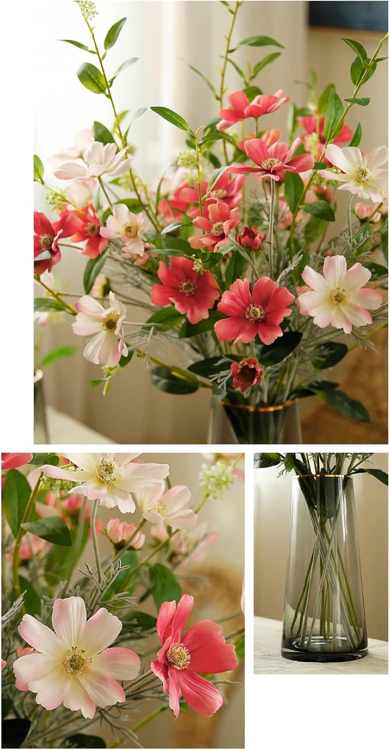 Amazon 造花 枯れない花 アートフラワー フェイクフラワー コスモス インテリア おしゃれ 花束 グリア フラワー 北欧風 室内 玄関 喫茶店 パーティー 誕生日 結婚記念日 プレゼント 造花 オンライン通販