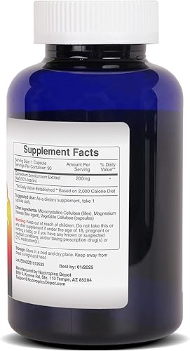 Miniatura 8 de Cápsulas de malezas de cabra cachonda  200 mg  90 unidades  Mínimo 50% Icariina  Epimedium brevicornum