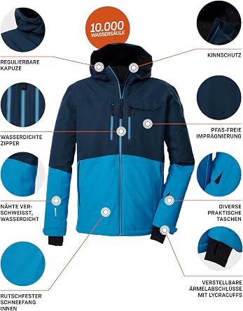 killtec M KSW 53 JKT, Dark Blue, X-Large