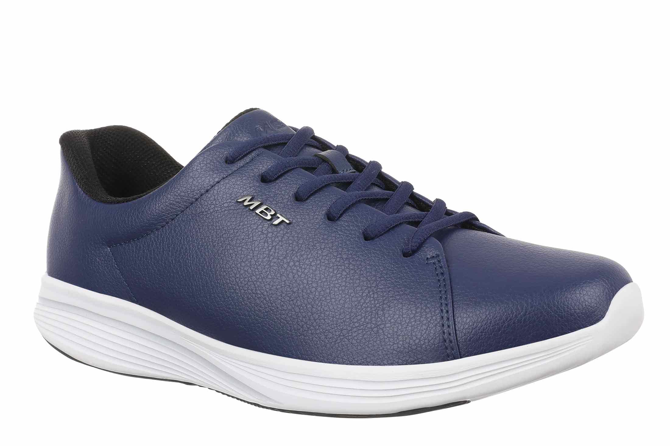 MBT SF-4000 Zapatillas de Hombre. Deportivas Caminar Anatómicas y Cómodas. Calzado Fisiológico de Confort y Estabilidad con Suela Balancín. Diseño en Cuero Sintético.