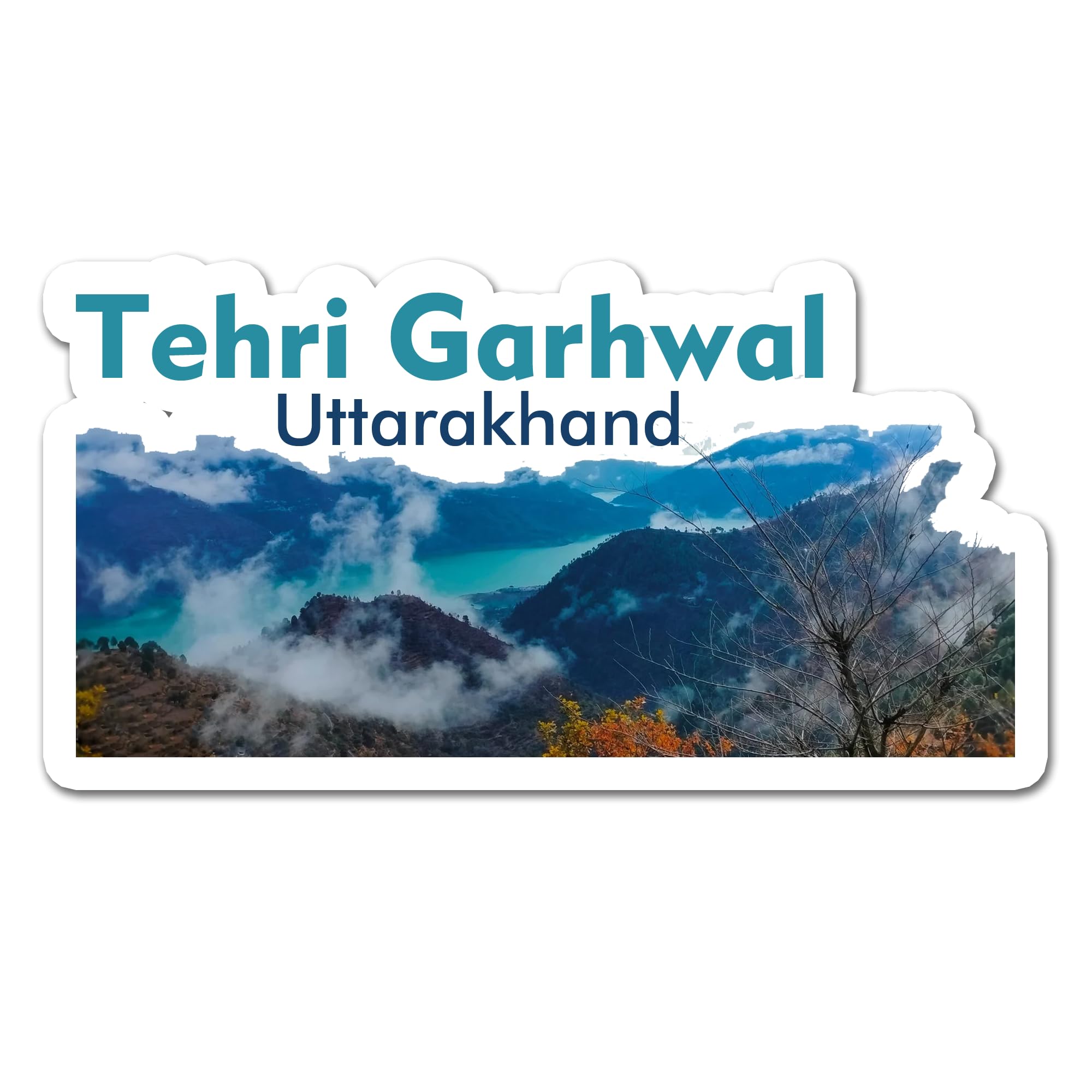 ShopTwiz Tehri Garhwal Uttarakhand Printed Fridge Magnet-image-25