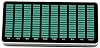 AK1016 Audio Spectrum Analyzer with 10x16 Display, 50Hz-20KHz Frequency Range, 3.5mm AUX and MIC Input for Music Level and AudioGreen Light