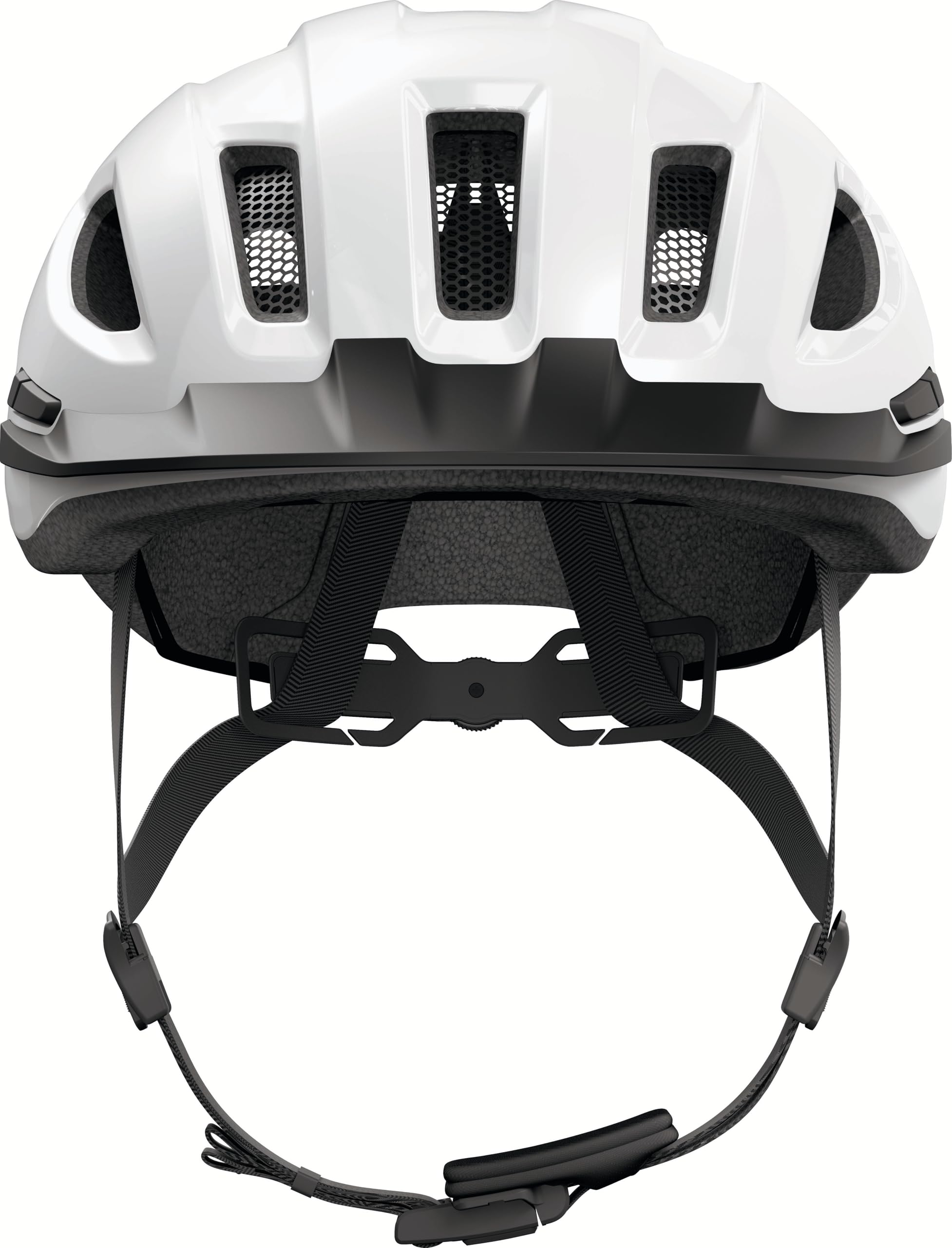 ABUS Urban-I 4.0 - Casco de Bicicleta con luz Trasera Recargable, 2 Modos de luz, Paraguas, Apertura de Trenza y Cierre magnético, para jóvenes, Mujeres y Hombres
