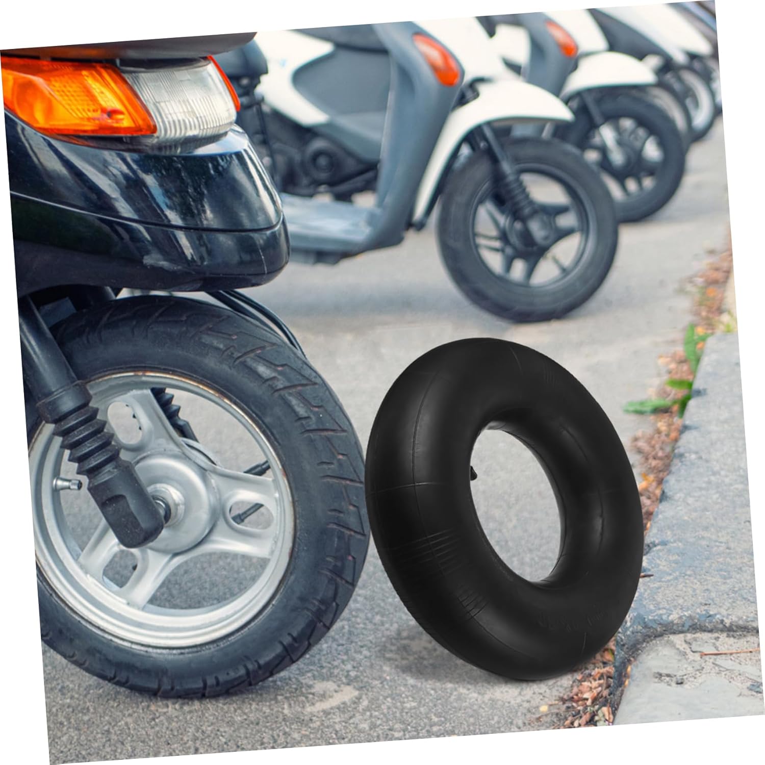 VANZACK 2pcs Electric Car Inner Tube Kit Scooter Tire Replacement Tube Easy Installation