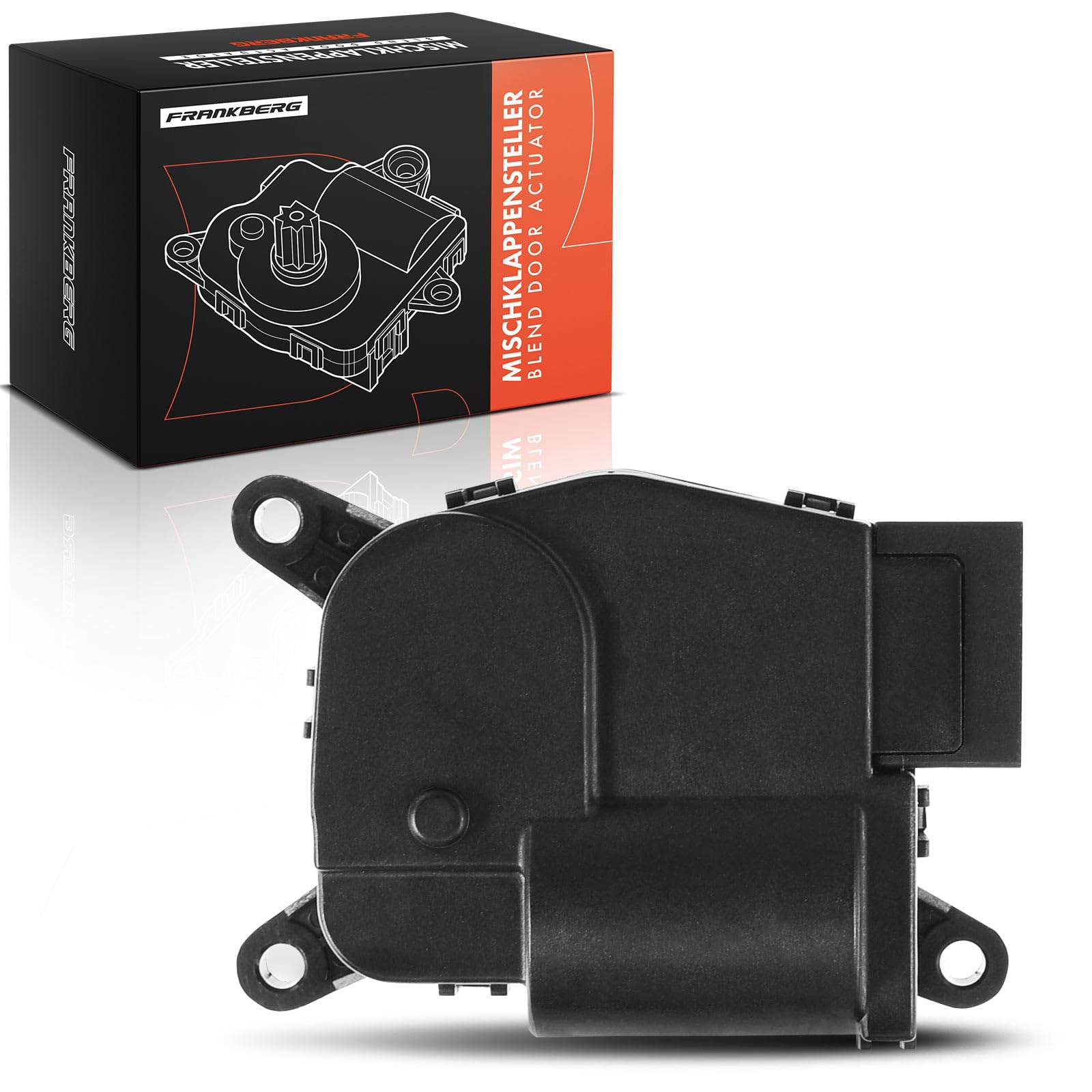Frankberg Elemento di regolazione Motore valvola miscelatrice climatizzatore a 5 poli Compatibile con Q3 Altea 5P Leon O.c.t.a.v.a.i II 1Z3 E.O.S Golf V VI 1K 5K 2003-2019 Replace# 1K0907511Q