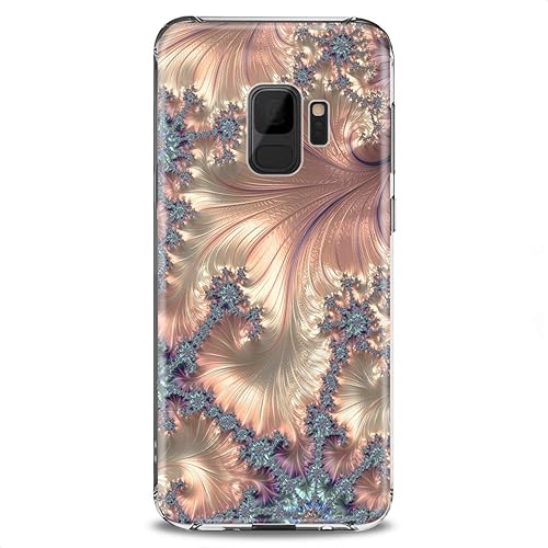 Miniatura 9 de Cavka Funda compatible con Samsung S24 S23 S22 Plus S21 FE Ultra S20+ S10 Note 20 S10e S9 Cute Art Fractals Golden Clear Phone Awesome Pattern