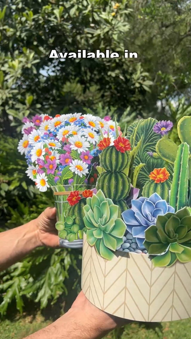 Fresh Cut Paper Pop Up Cards