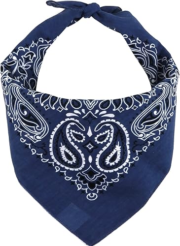 Miniatura 2 de MW Watersports Pañuelos de algodón, paquete de 12 unidades, ideal para hombres y mujeres, pañuelo, diadema, disfraz de vaquero y más