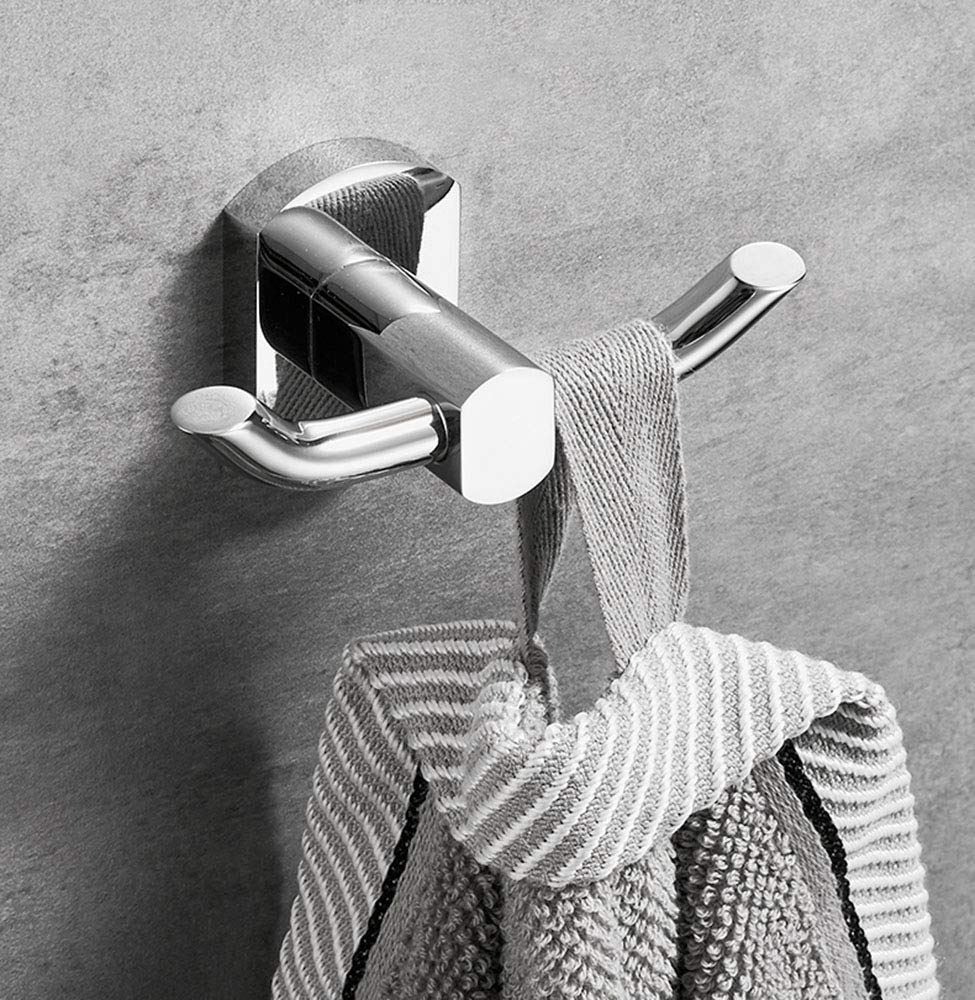 Perchero De Pared,Ganchos for Abrigos,Par De Ganchos De Pared Ganchos for Ropa De Baño De Latón Atornillables for Colgar Toallas Abrigos Sombrero Bolsa ModernoGancho De Pared for Armario Puerta De Gar