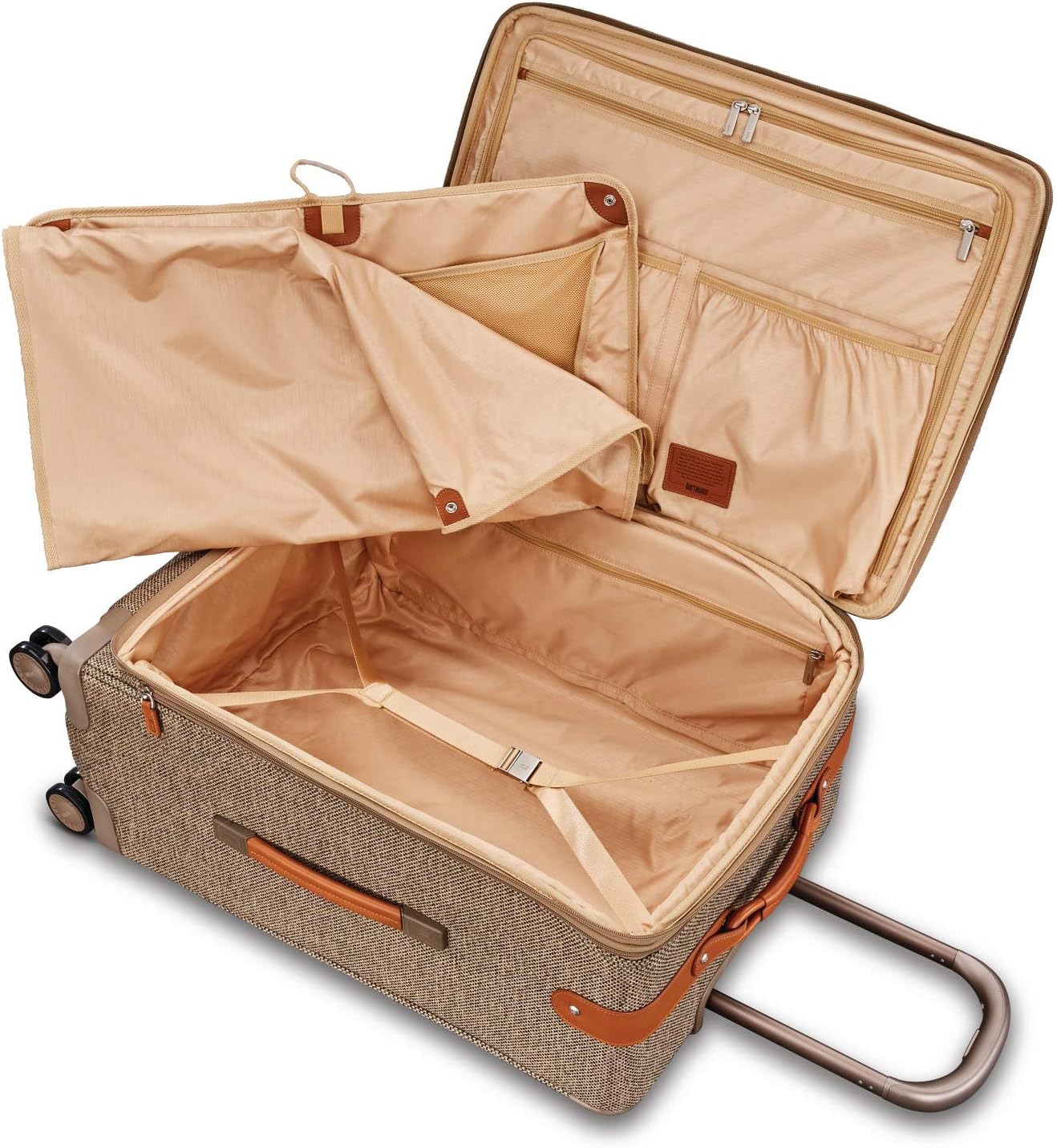  | Hartmann Checked-Large, Natural Tweed, One Size | Carry-Ons