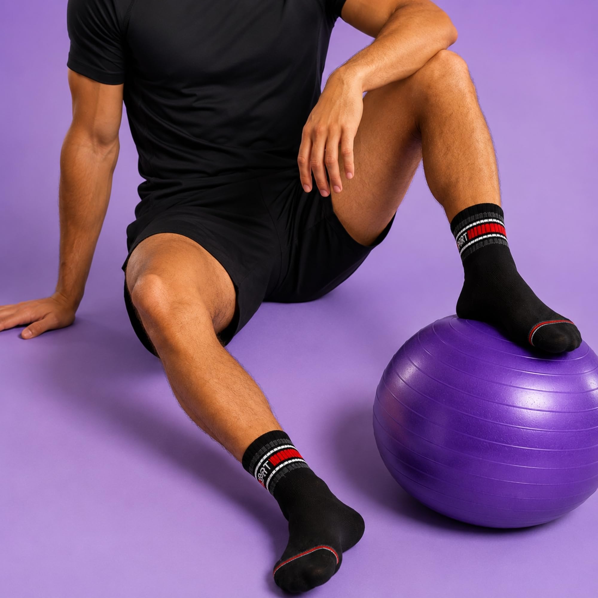 Mojaah Essentials Unisex Fine Cotton Ribbed Ankle Socks (Pack of 5, Multicolor) | Sweat Absorbent, Moisture Wicking, Ultra Soft, Breathable & Stretchable | Socks for Men & Women, Daily & Gym Wear 1
