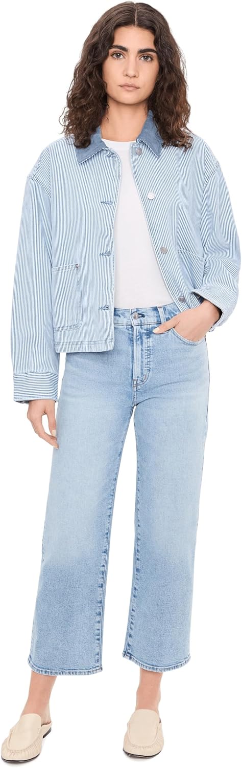 Madewell Women's The Perfect Vintage Wide-Leg Crop Jean in Raebrook