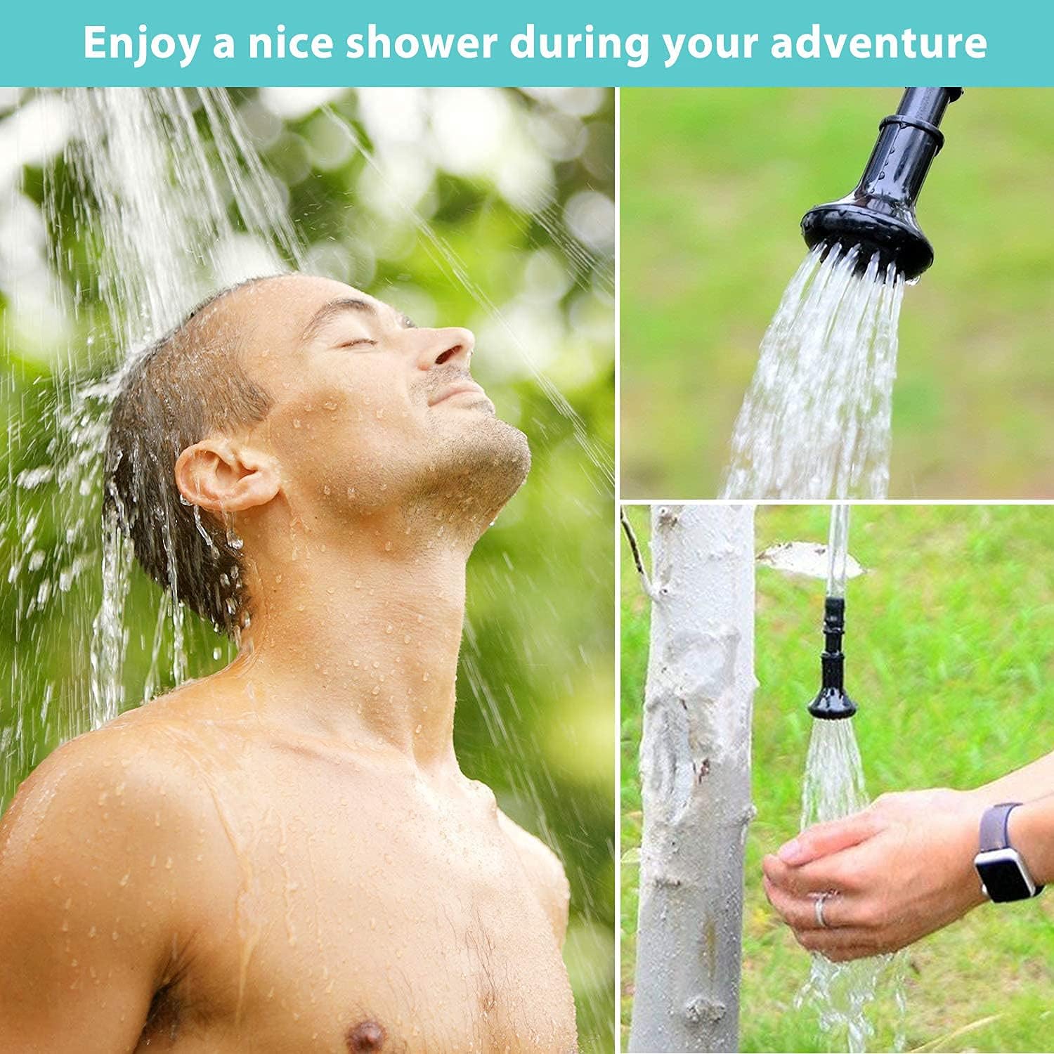 Sportneer 18Pcs Camping Cookware Set Stove Canister Stand Tripod Camp Cooking Set and Solar Shower Bag 20L/5 Gallon Portable Heating Camping Shower Bag : Sports & Outdoors