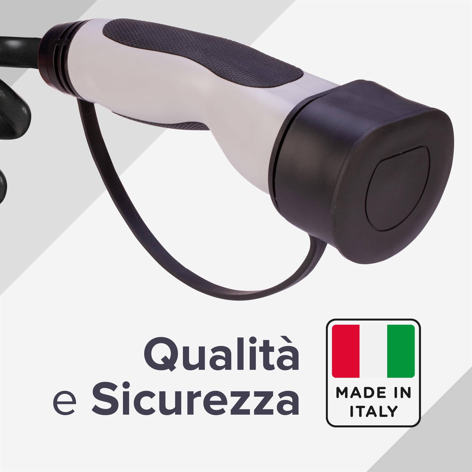 POLY POOL - PP2855 Caricabatterie Auto Elettrica - Connessione Trifase Cavo 2 a Tipo 2-7,4 KW - Cavo Caricabatterie Auto Elettrica 32 Ampere - Cavo 4 metri Spiralato
