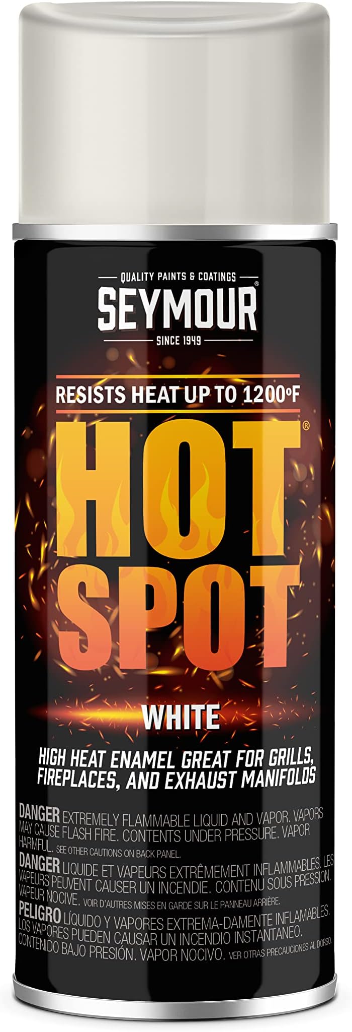 Seymour 16-1202 Hot Spot High Temperature Paints, White