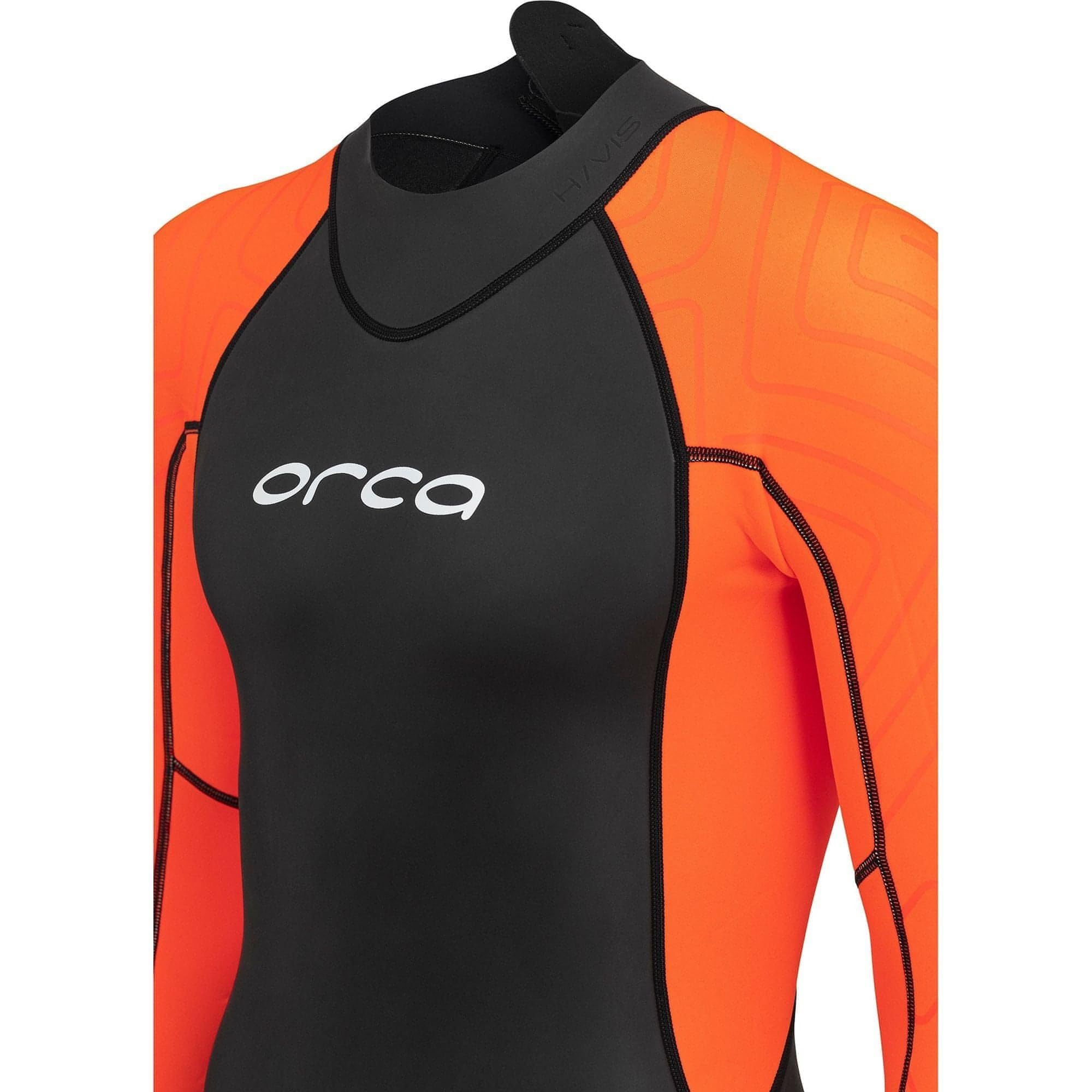 2023 Orca Mens Vitalis Hi-Vis Open Water Wetsuit NN27 - Black