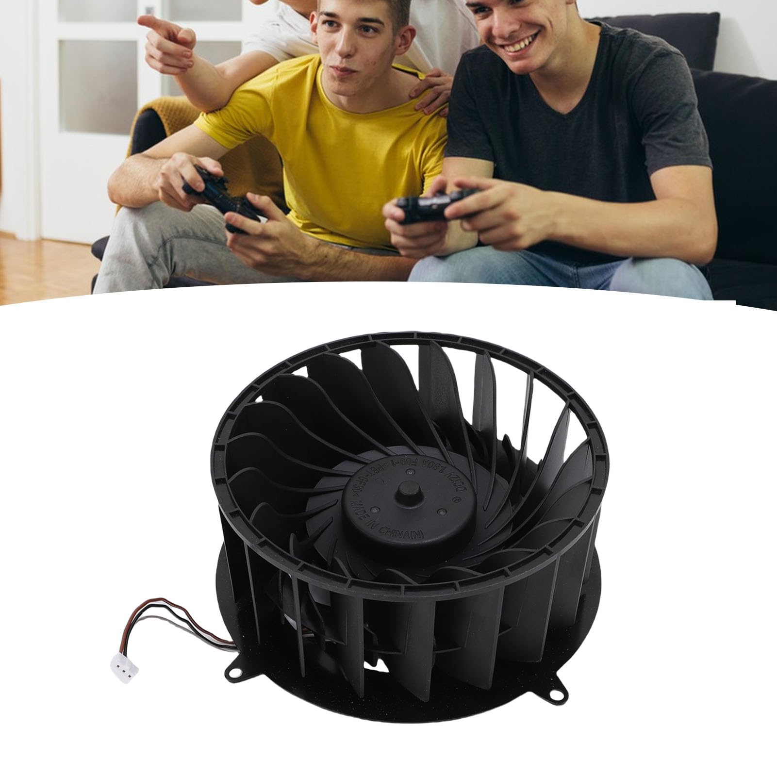 Dpofirs Ventilador de Refrigeración Interna de Repuesto, 19 Aspas para