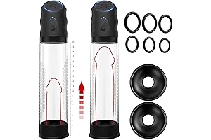 Electric Penis Vacuum Pump with 4 Suction Intense Rechargeable Adult Toys Penis...