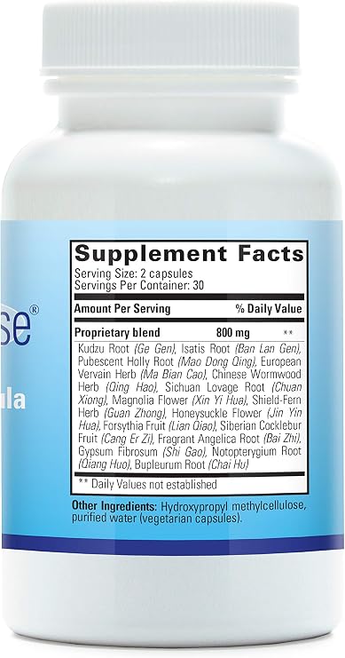 ImmunoPhase Natural Herbal Immune Support Supplement for Healthy Immune Function and Seasonal Health Challenges (60 Vegetarian Capsules)
