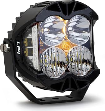 Baja Designs LP4 Pro LED Light Pod - Auxiliary Lighting for Jeeps, Off Road 4x4, Truck, UTV, ATVDriving/Combo Lens; Clear