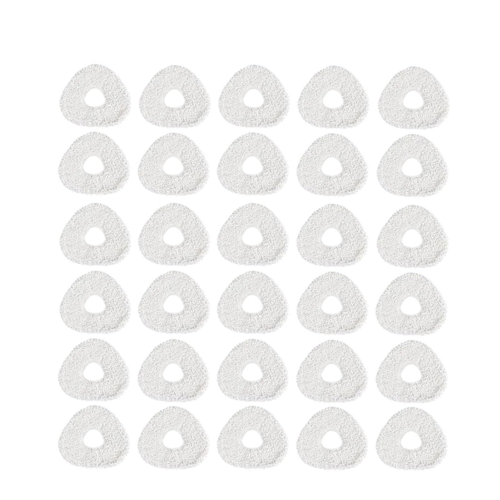 VWMABPMHA Paños de Fregar, Paños de Limpieza, Trapos, Compatibles con el Robot Aspirador Barredor Narwal J1 J2 T10, Pieza de Accesorio de Repuesto(30pcs) | Kit combinado paños textiles limpiadores, para robot barredor aspirador, recambio sin herramientas(