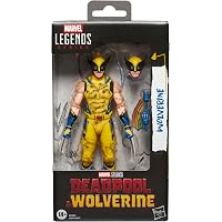 Hasbro MARVEL Marvel Legends Series Wolverine, Marvel Studios Deadpool &amp; Wolverine (Battle Damaged Suit) Collectible 15 cm Ac