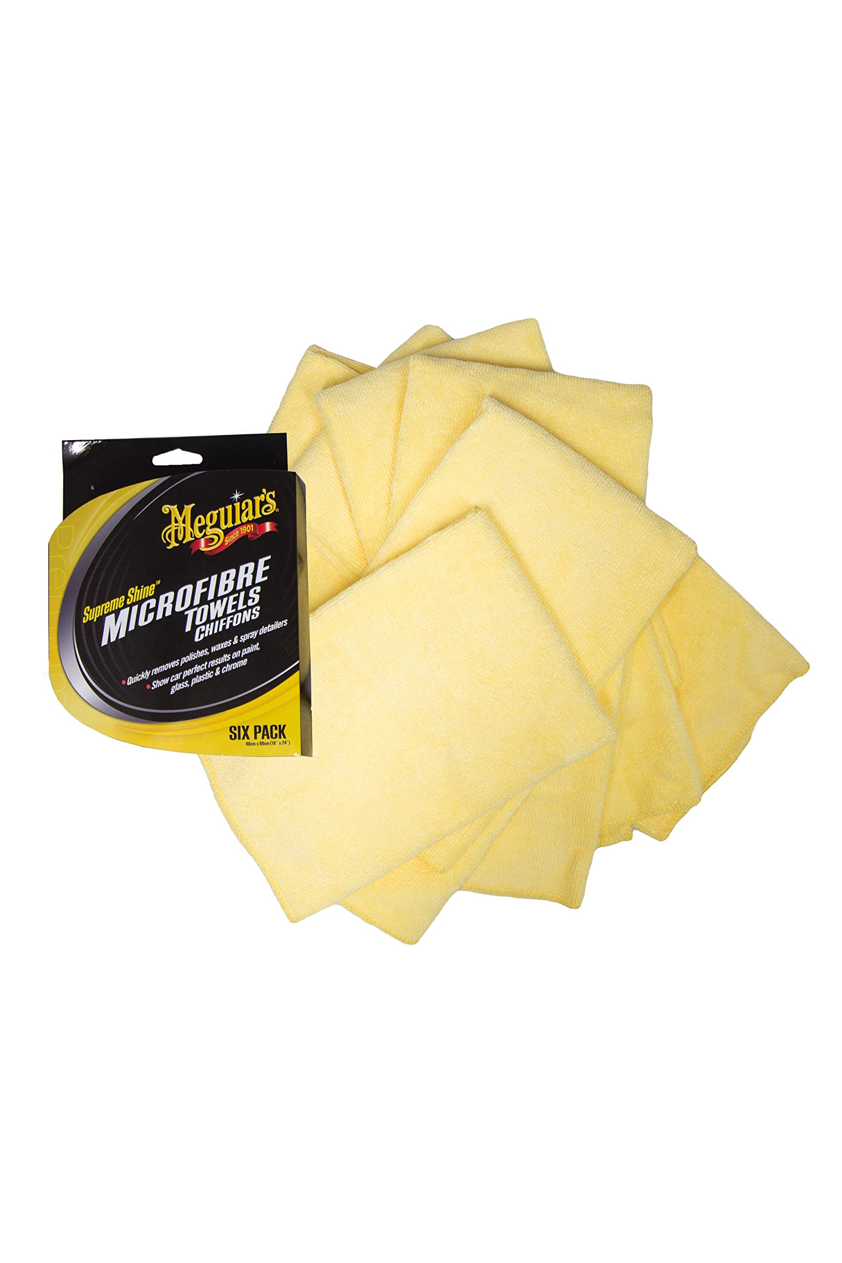 Meguiar's X2035EU Supreme Shine ściereczki z mikrofibry 6-pak